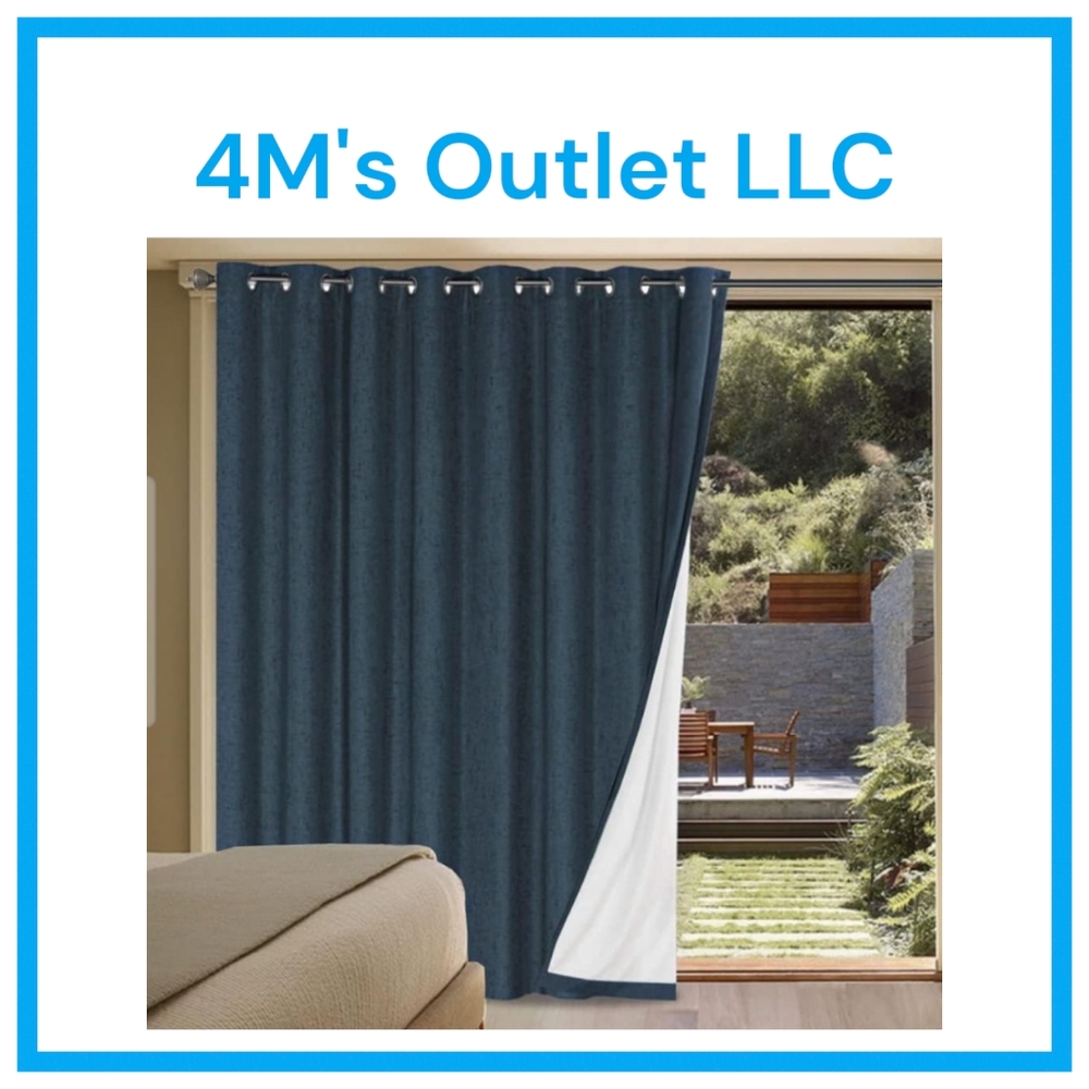Dark Blue Blackout Curtain